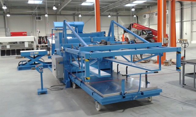 odbiór transport arkuszy blachy